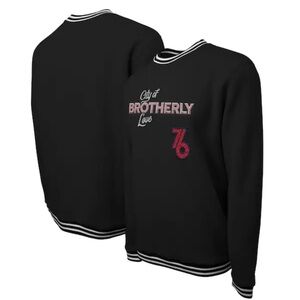 NWT NBA CE CLUB LEVEL CREW PHILADELPHIA 76ERS Size Large